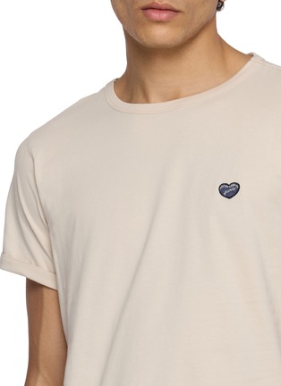  - MAISON LABICHE - Poitou Mini Heart Patch Cotton T-Shirt