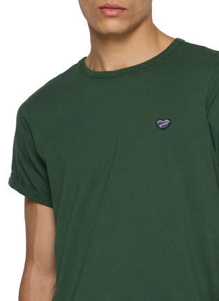  - MAISON LABICHE - Poitou Heart Patch Cotton T-Shirt