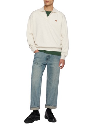 Figure View - Click To Enlarge - MAISON LABICHE - Poitou Heart Patch Cotton T-Shirt