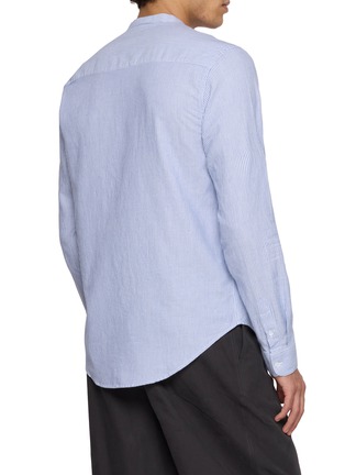 Back View - Click To Enlarge - MAISON LABICHE - Rennes Striped Cotton Shirt