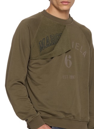  - MM6 MAISON MARGIELA - Tear Away Logo Sweatshirt
