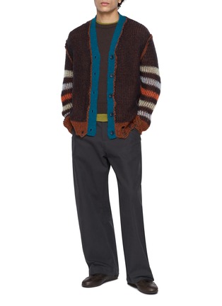 Figure View - Click To Enlarge - BEAUTIFUL PEOPLE - Reversible Mohair Wool Cardigan