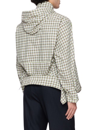 Back View - Click To Enlarge - BEAUTIFUL PEOPLE - Double End Hooded Cotton Shirt