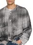  - DOUBLET - Smog Air Stained Cotton Blend Tweed Jacket