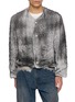 DOUBLET Smog Air Stained Cotton Blend Tweed Jacket