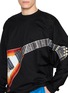  - DOUBLET - Air Guitar Graphic Long Sleeve T-Shirt