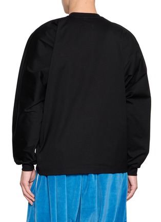 Back View - Click To Enlarge - DOUBLET - Air Guitar Graphic Long Sleeve T-Shirt