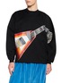 DOUBLET Air Guitar Graphic Long Sleeve T-Shirt