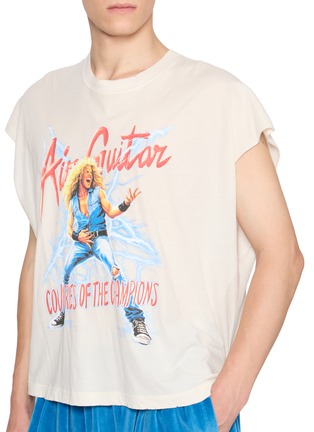  - DOUBLET - Air Band Graphic Sleeveless T-Shirt