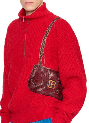  - DOUBLET - Trompe L’oeil Embroidered Bag Knit Sweater