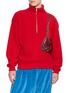 DOUBLET Trompe L’oeil Embroidered Bag Knit Sweater
