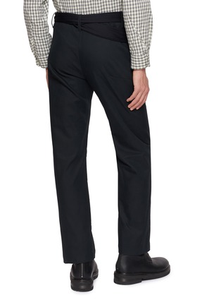 Back View - Click To Enlarge - POST ARCHIVE FACTION - Wrap Waistband Straight Leg Pants