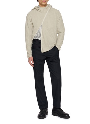 Figure View - Click To Enlarge - POST ARCHIVE FACTION - Wrap Waistband Straight Leg Pants