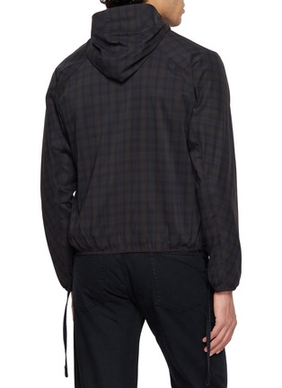 Back View - Click To Enlarge - POST ARCHIVE FACTION - Diagonal Zip Chequered Jacket