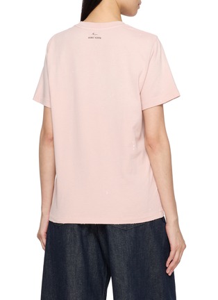 Back View - Click To Enlarge - MO&CO. - X Sonic Youth Graphic Cotton T-Shirt