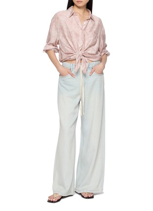 Figure View - Click To Enlarge - MO&CO. - Paisley Print Long Sleeve Shirt