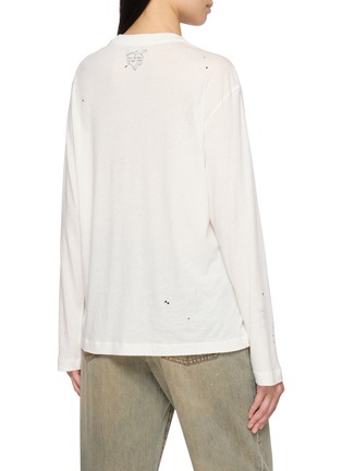 Back View - Click To Enlarge - MO&CO. - Printed Long Sleeve T-Shirt