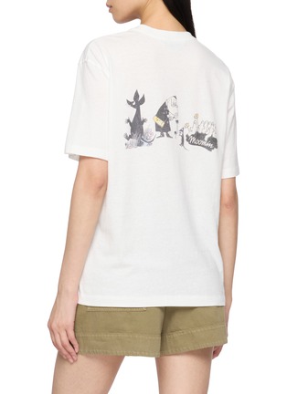 Back View - Click To Enlarge - MO&CO. - x Moomin Oversized Graphic T-shirt
