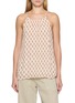 MO&CO. Sleeveless Floral Printed Chiffon Top
