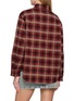 Back View - Click To Enlarge - MO&CO. - Long Sleeve Chequered Shirt
