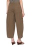 Back View - Click To Enlarge - MO&CO. - Wide Leg Cropped Medium Wash Jeans