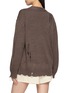 Back View - Click To Enlarge - MO&CO. - Distressed Detail Cardigan