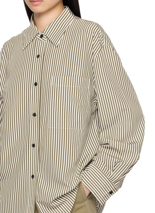  - MO&CO. - Striped Long Sleeve Shirt