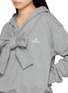  - SHUSHU/TONG - Bow Detail Oversized Hoodie