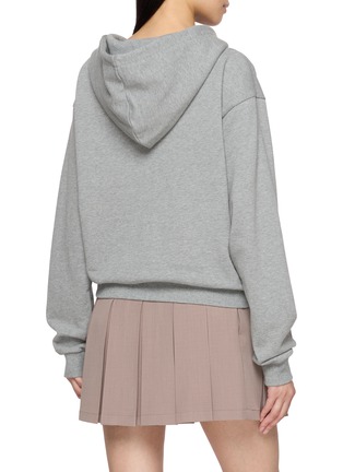 Back View - Click To Enlarge - SHUSHU/TONG - Bow Detail Oversized Hoodie