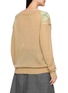 Back View - Click To Enlarge - SHUSHU/TONG - Argyle V-Neck Knit Sweater