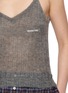  - SHUSHU/TONG - Sheer Knit Cami Top