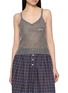 Main View - Click To Enlarge - SHUSHU/TONG - Sheer Knit Cami Top