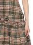  - SHUSHU/TONG - Bow Belted Peter Pan Collar Tweed Dress
