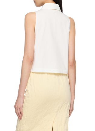 Back View - Click To Enlarge - SHUSHU/TONG - Off Shoulder Sleeveless Shirt