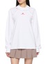 SHUSHU/TONG Ruffle Trim Long Sleeve T-Shirt