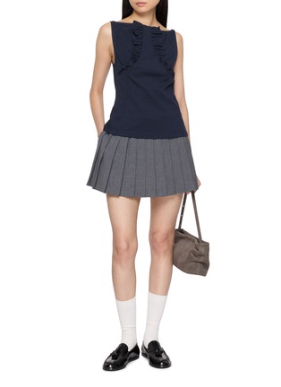 Figure View - Click To Enlarge - SHUSHU/TONG - Ruffled Fitted Top