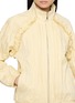  - SHUSHU/TONG - Crinkled Ruffle Detail Sports Jacket