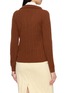 Back View - Click To Enlarge - SHUSHU/TONG - V-Neck Cable Knit Sweater