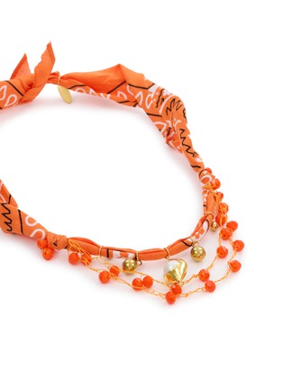Detail View - Click To Enlarge - BADHNATI - Beaded Chain Pearl Necklace