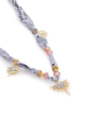 Detail View - Click To Enlarge - BADHNATI - Stars Mindset Pendant Beaded Crystal Necklace