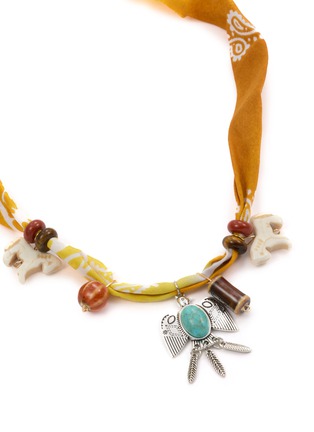 Detail View - Click To Enlarge - BADHNATI - Bandana Horse Charm Necklace