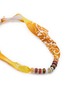 Detail View - Click To Enlarge - BADHNATI - Ochre Stone Beaded Crystal Necklace