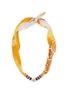 BADHNATI Ochre Stone Beaded Crystal Necklace