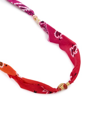 Detail View - Click To Enlarge - BADHNATI - Cyclamen Beaded Glasses Cord