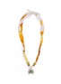 BADHNATI Ochre Amulet Pendant Beaded Necklace