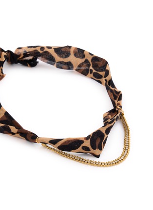 Detail View - Click To Enlarge - BADHNATI - Rhinestone Chain Necklace