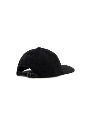 Detail View - Click To Enlarge - COMME DES GARÇONS HOMME - Wool Herringbone Suede Brim Baseball Cap