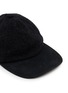 Detail View - Click To Enlarge - COMME DES GARÇONS HOMME - Wool Herringbone Suede Brim Baseball Cap