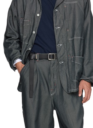 Figure View - Click To Enlarge - COMME DES GARÇONS HOMME - Holeless Leather Belt