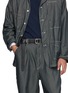 Figure View - Click To Enlarge - COMME DES GARÇONS HOMME - Holeless Leather Belt